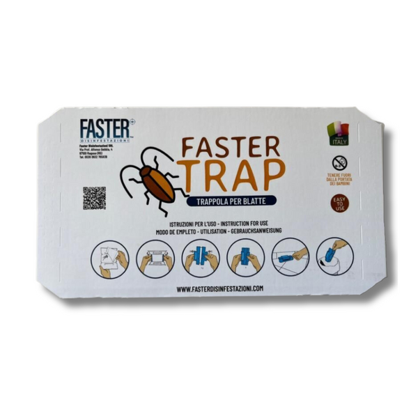 FASTER TRAP - Trappola per blatte e insetti striscianti (HACCP)