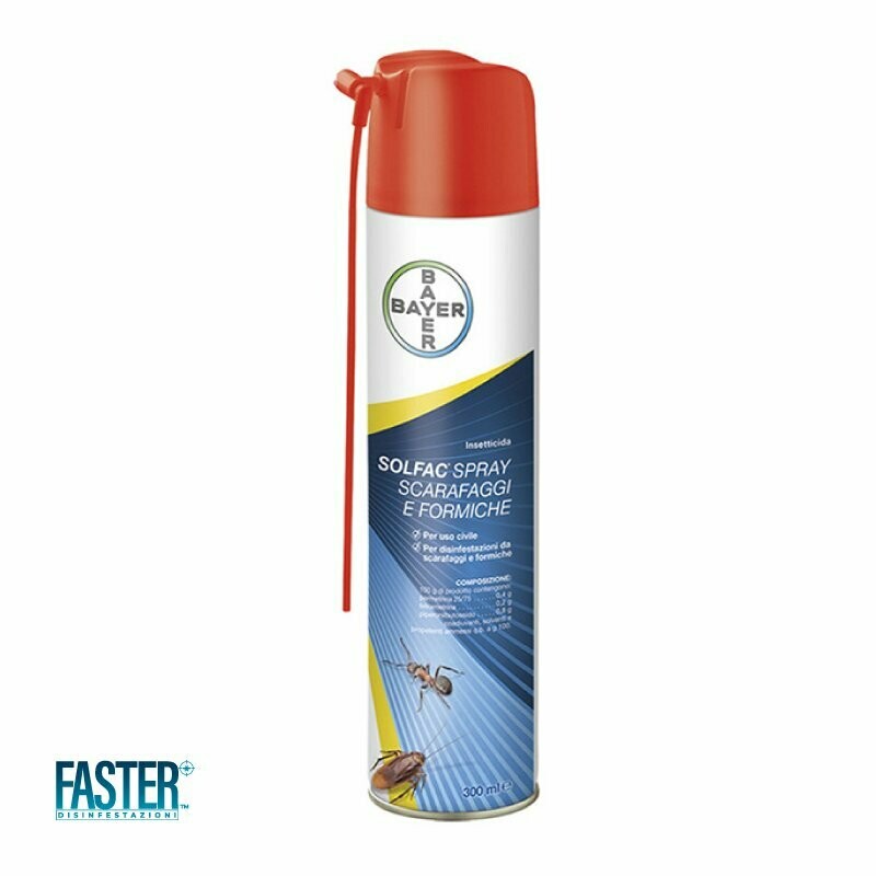 Spray Scarafaggi e Formiche Solfac Bayer